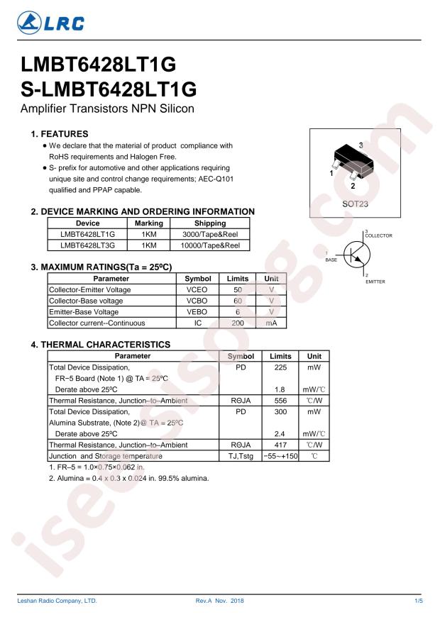 LMBT6428LT1G