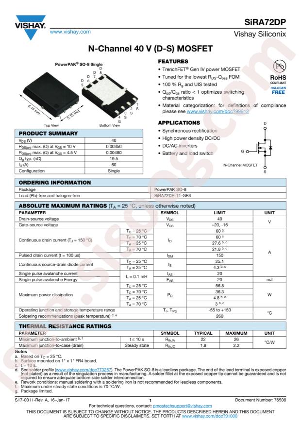 SIRA72DP-T1-GE3
