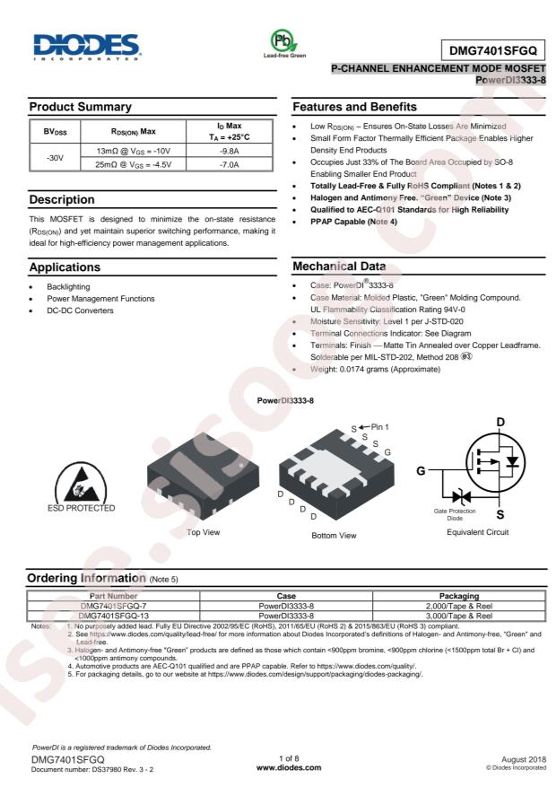 DMG7401SFGQ-7