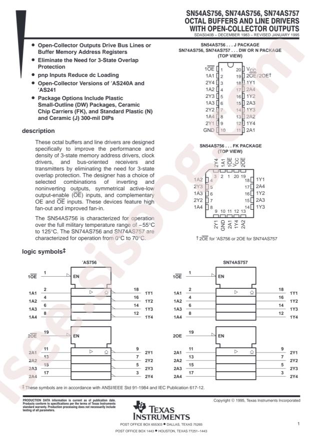 SN74AS756DW