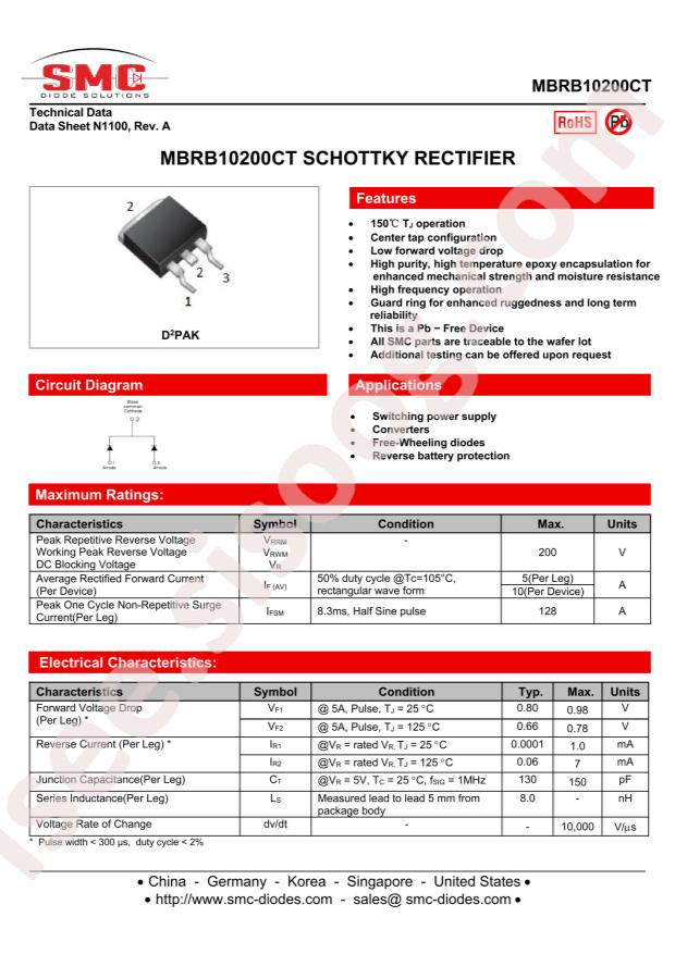MBRB10200CT