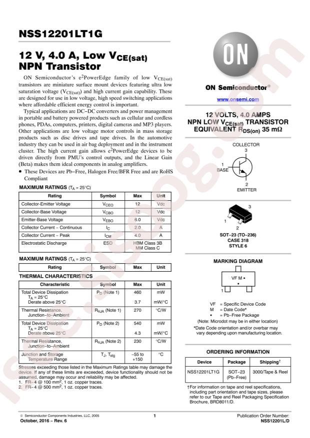 NSS12201LT1G