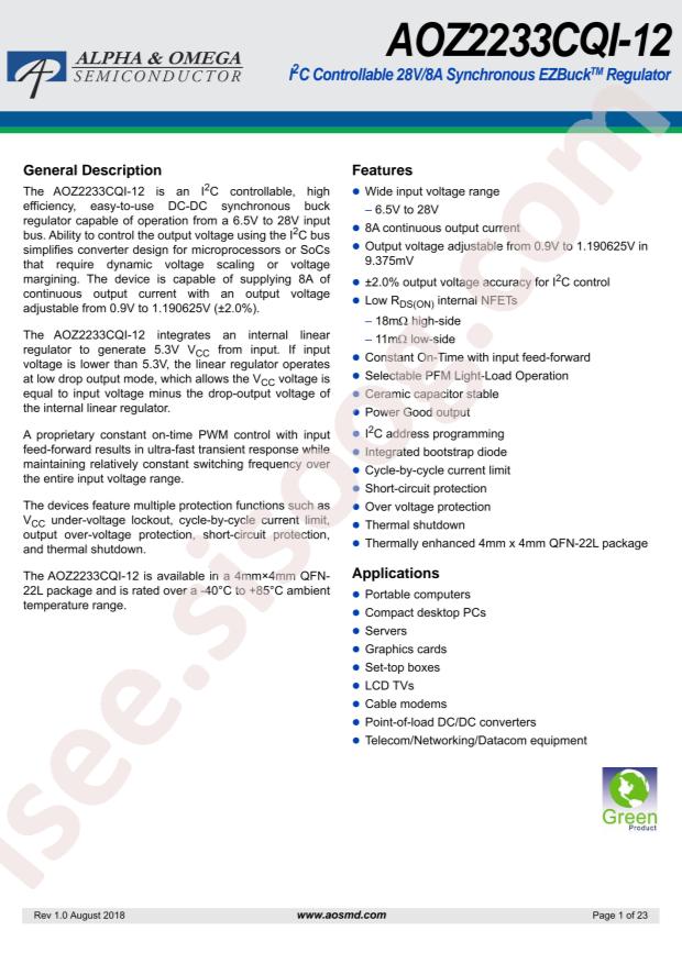 AOZ2233CQI-12