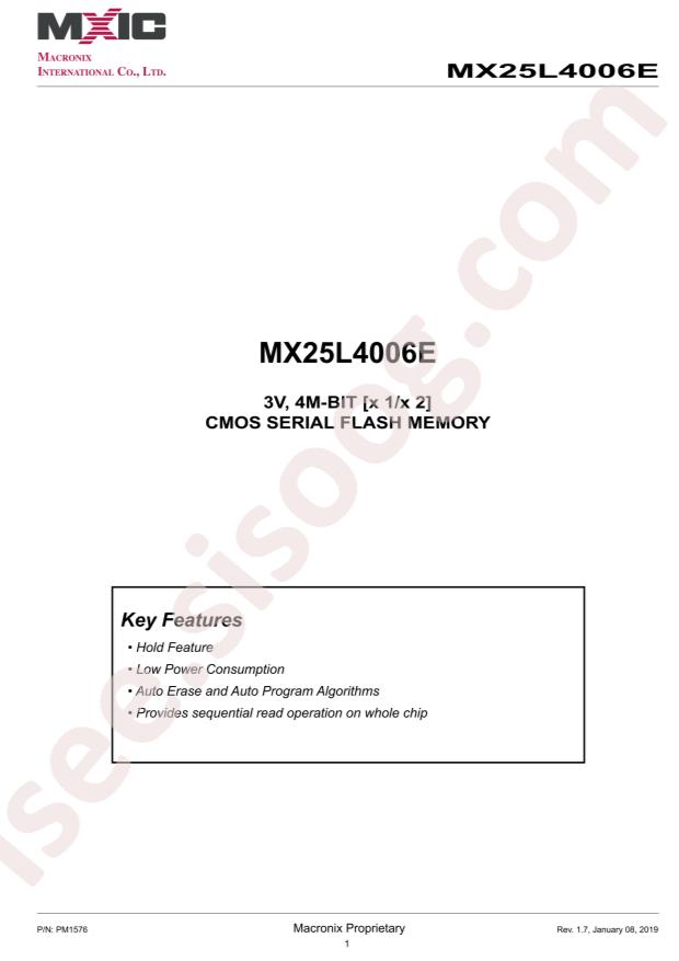 MX25L4006EM1I-12GTR