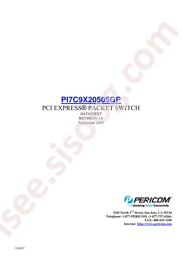 PI7C9X20505GPBNDE