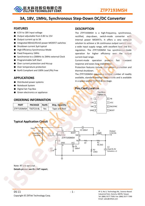 ZTP7193MSH