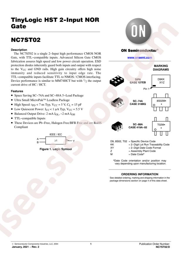 NC7ST02M5X