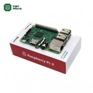 بورد رزبری پای 3 - Raspberry Pi 3 B - مدل B (اورجینال - ساخت element14)
