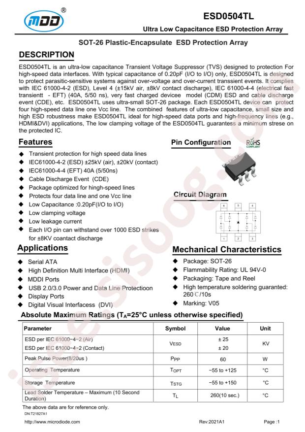 ESD0504TL