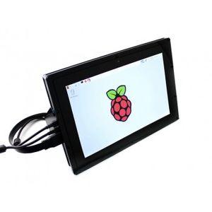 ال سی دی لمسی 10.1 اینچ رزبری پای ساخت ویو شیر به همراه قاب مدل B - رزولوشن 1280*800 - HDMI LCD WAVESHARE