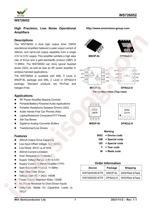 WS726052M-8/TR