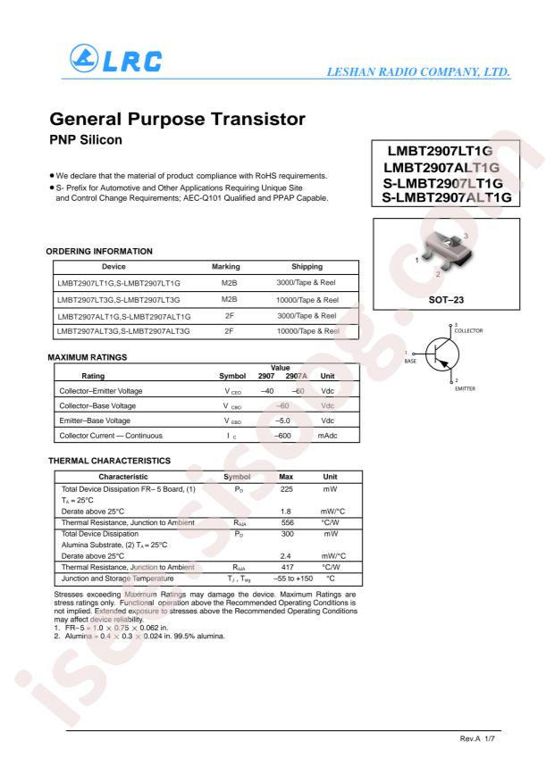 LMBT2907ALT1G