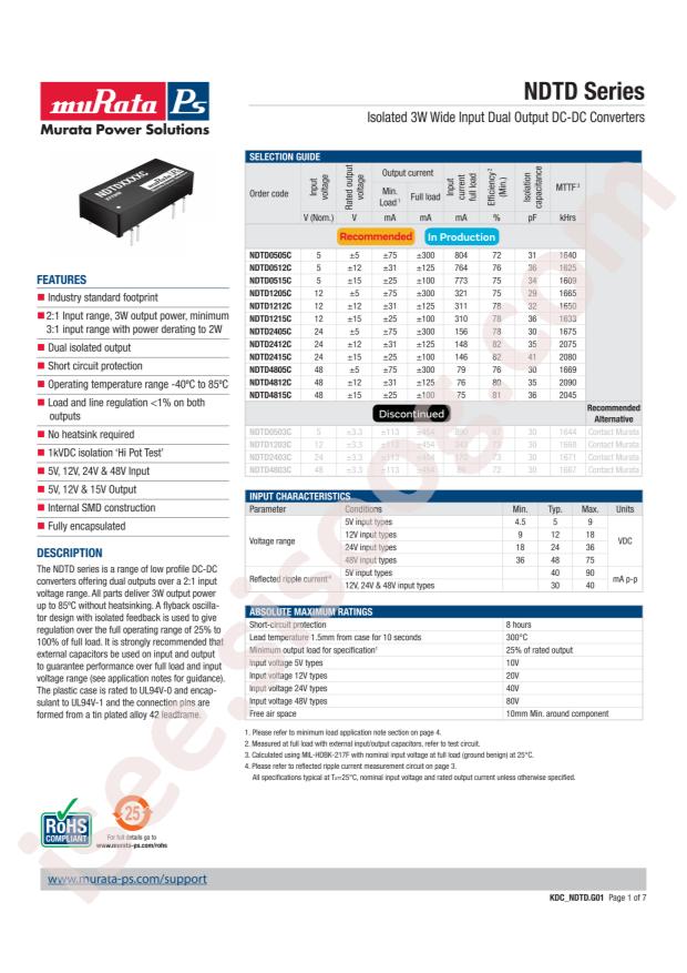 NDTD1215C