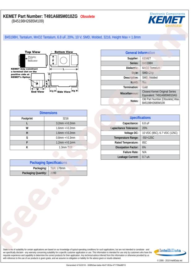 T491A685M010ZG