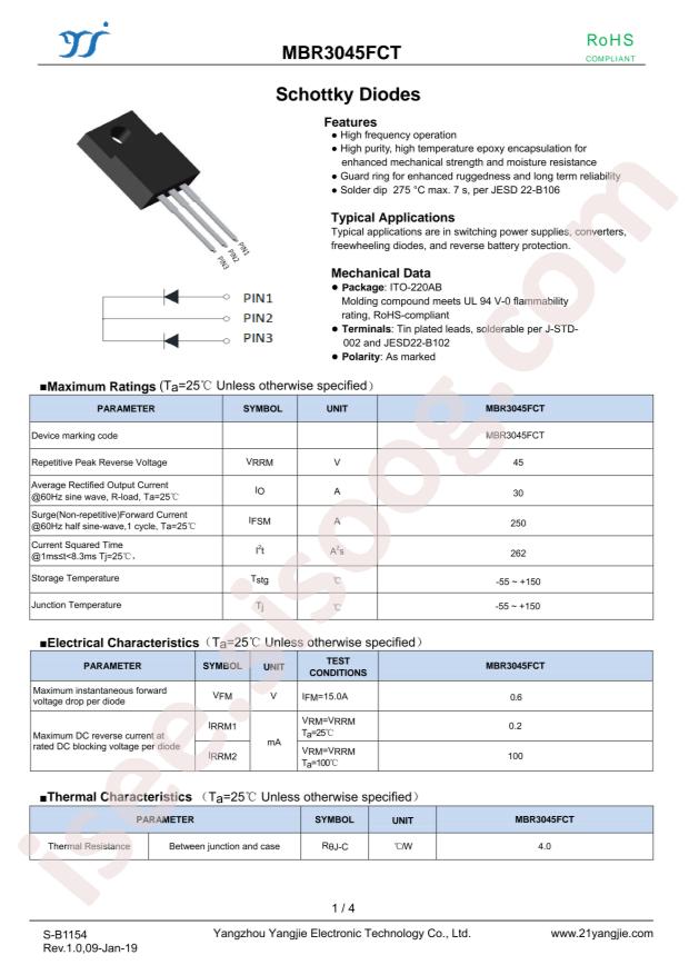 MBR3045FCT