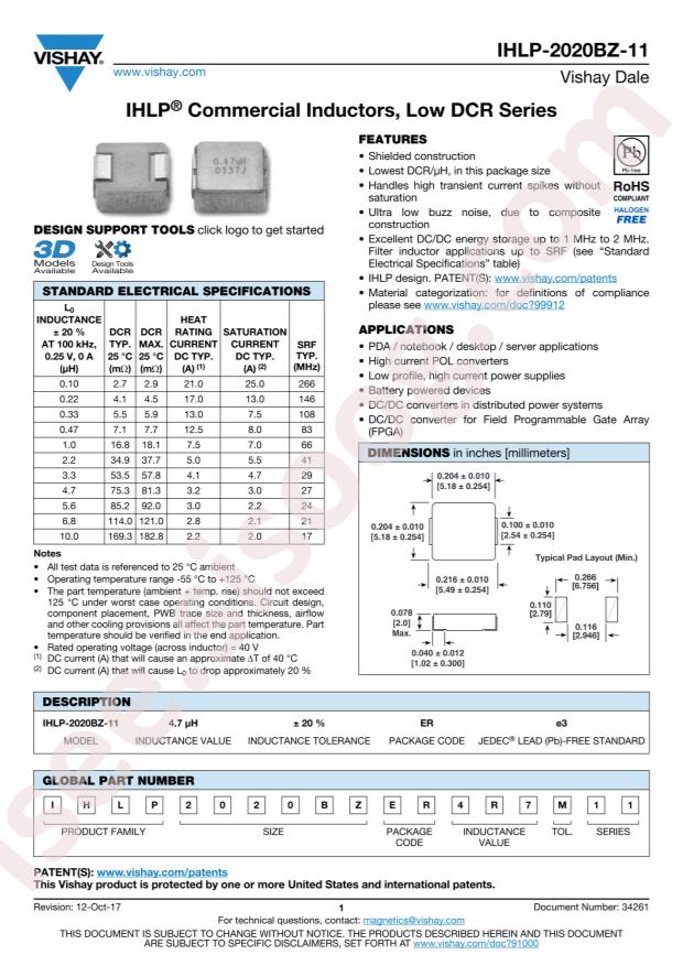 IHLP2020BZER2R2M11