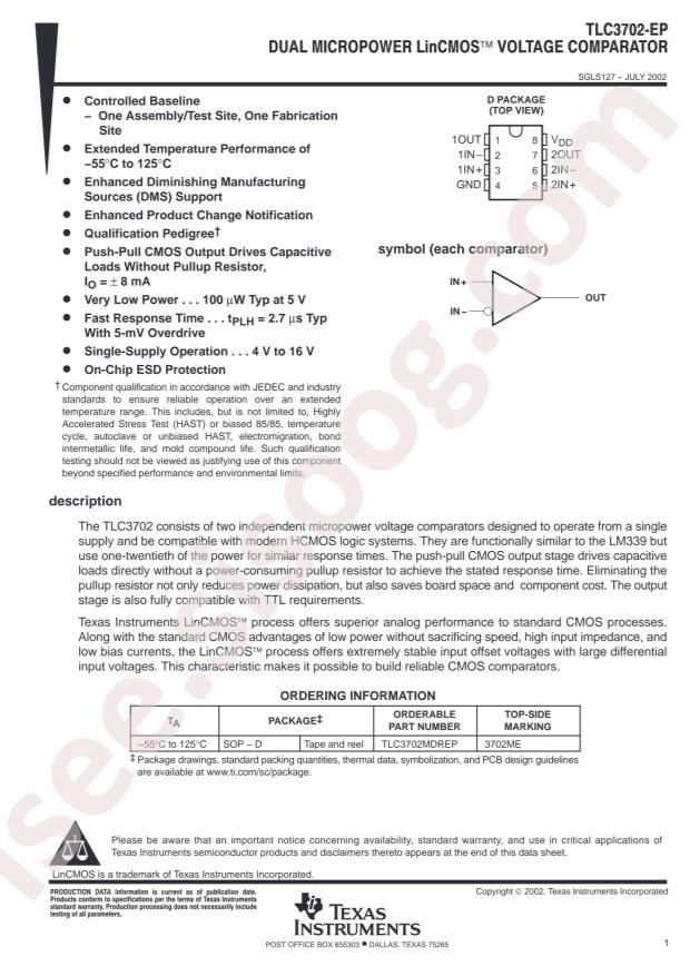 TLC3702MDREP