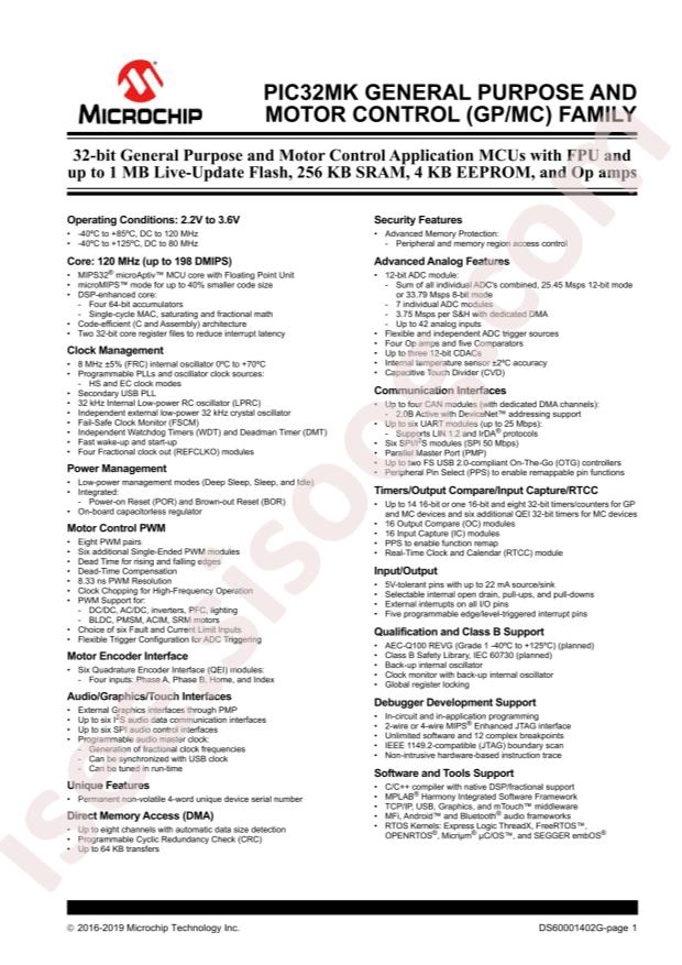 PIC32MK0512MCF064T-I/MR