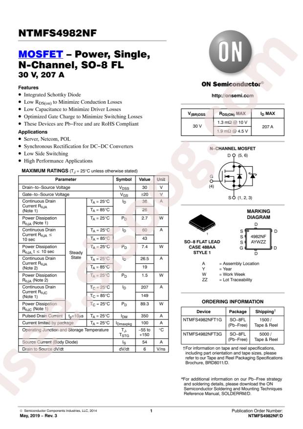 NTMFS4982NFT1G
