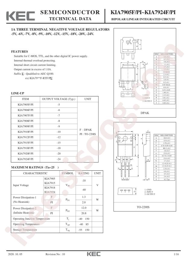 KIA7915F-RTF/P