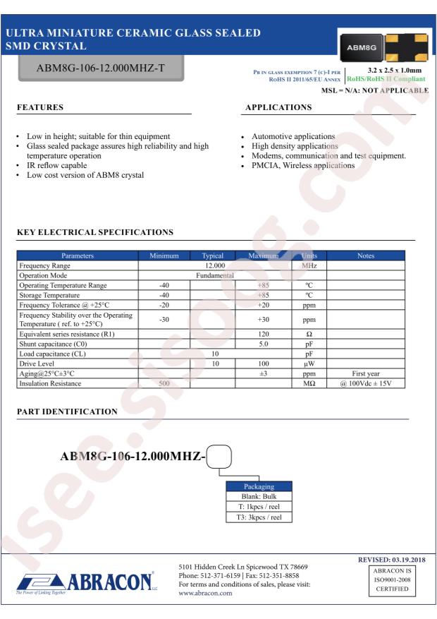 ABM8G-106-12.000MHZ-T