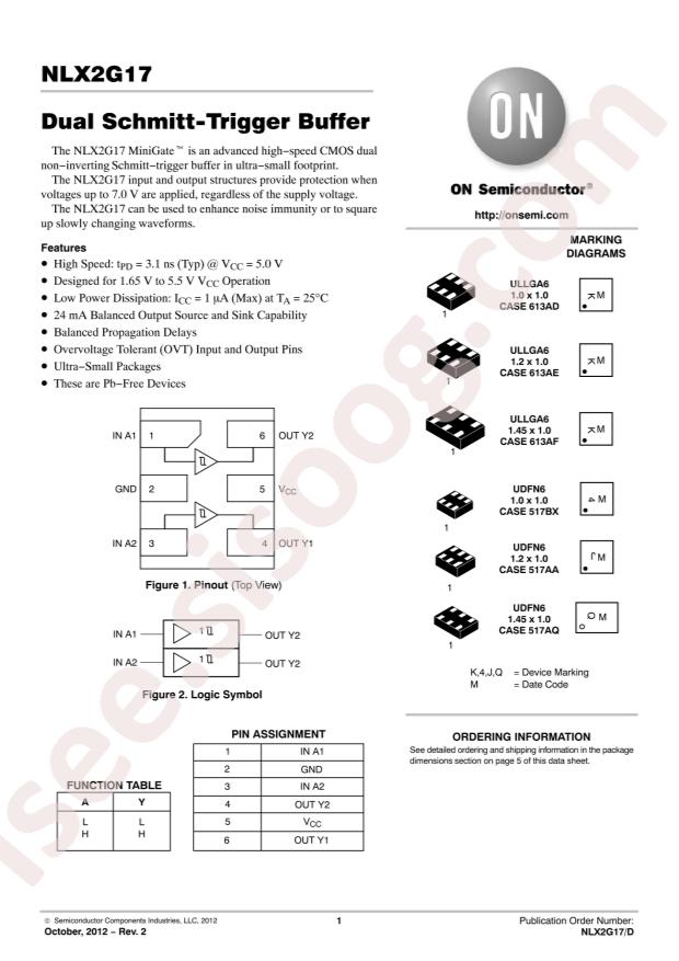 NLX2G17AMX1TCG