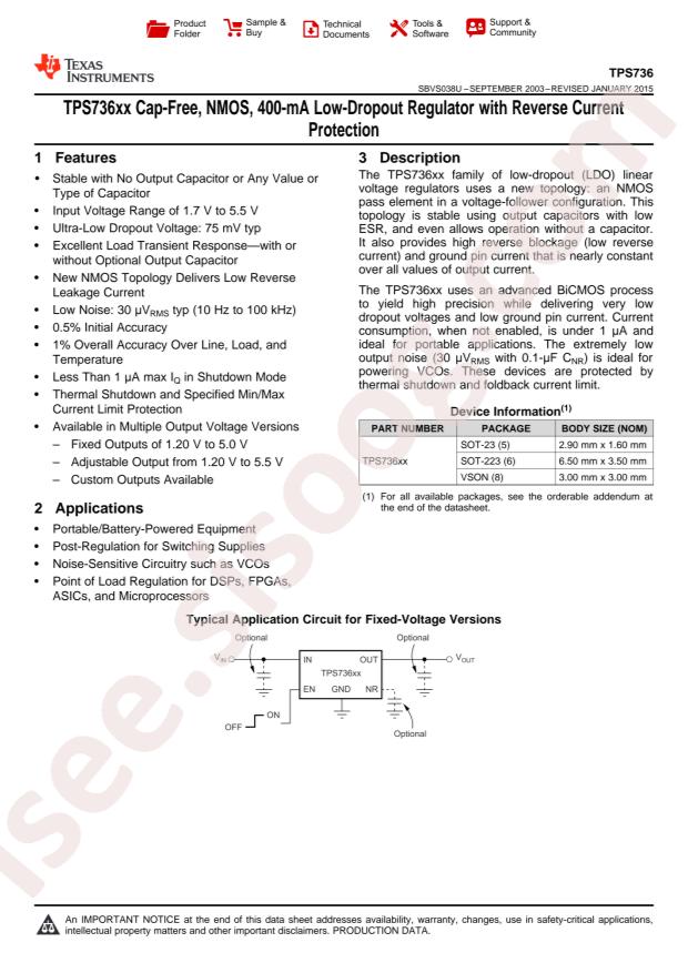 TPS73601DBVR