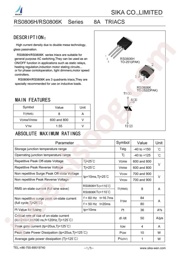 RS0806K-CW