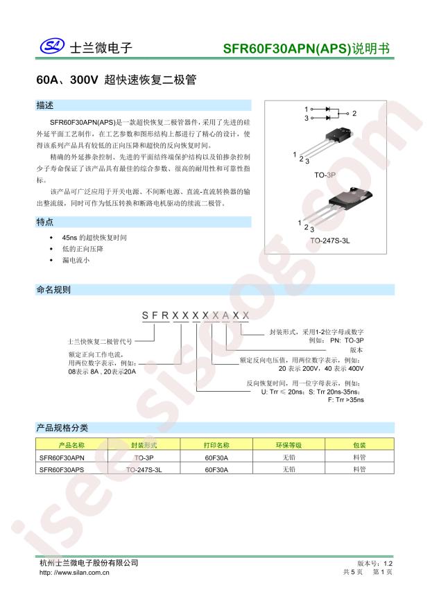 SFR60F30APS