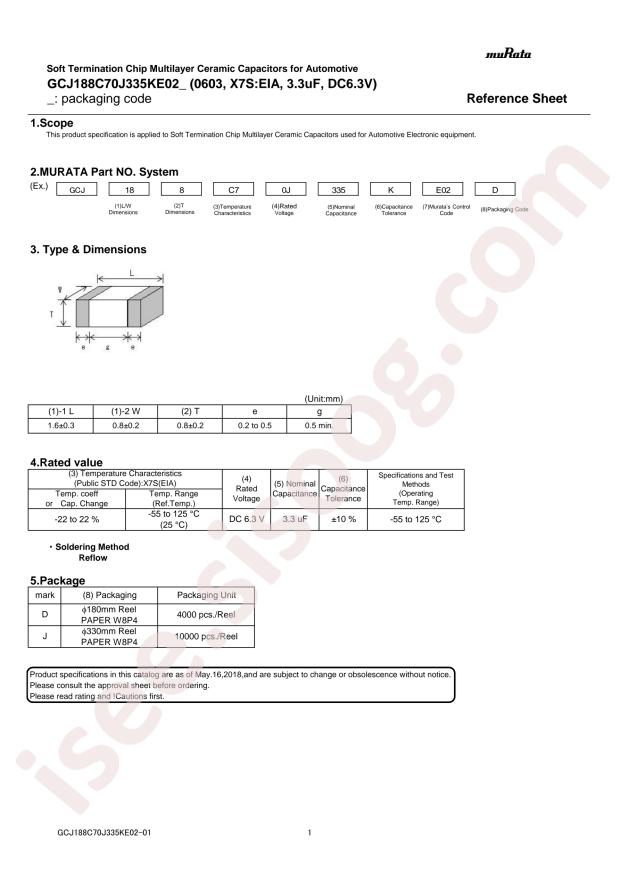 GCJ188C70J335KE02D