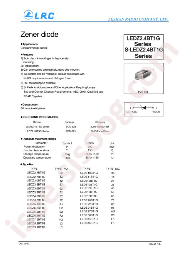LEDZ6.2BT1G