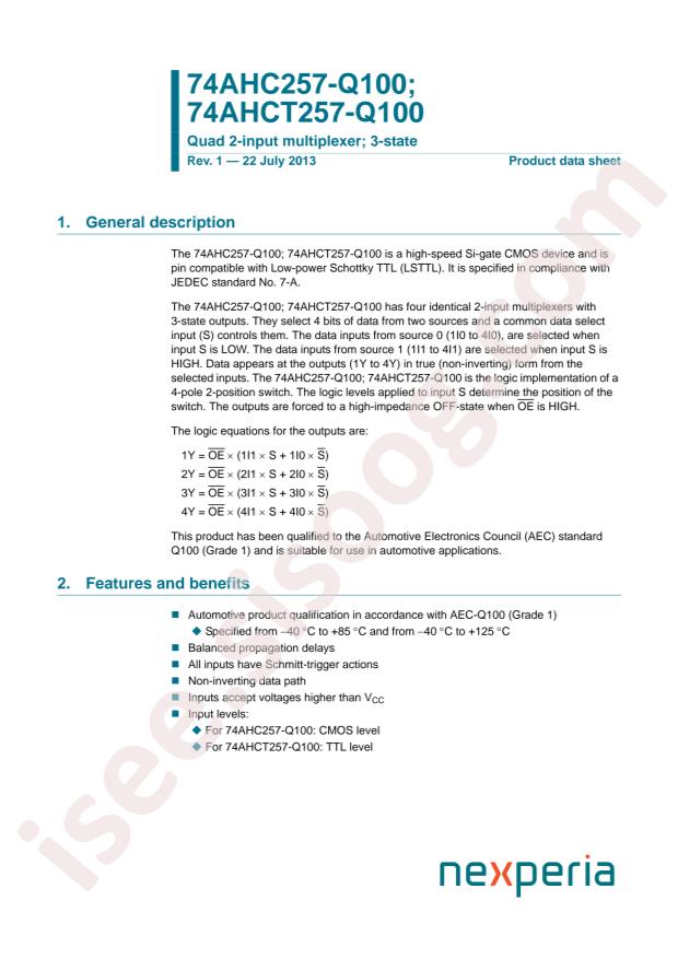 74AHCT257D-Q100J