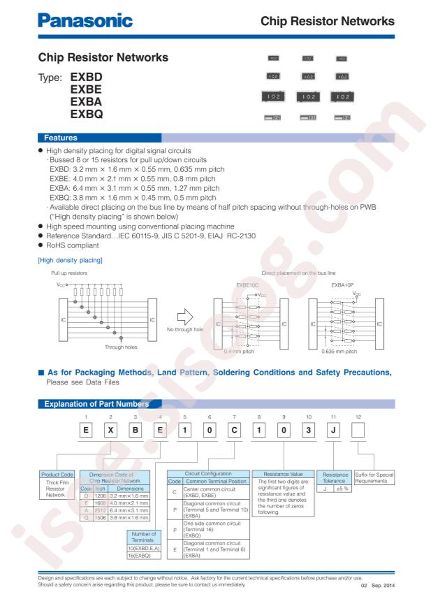 EXBD10C103J