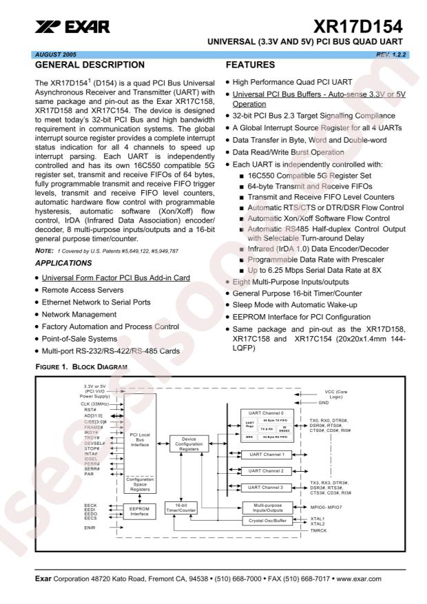 XR17D154CV-F