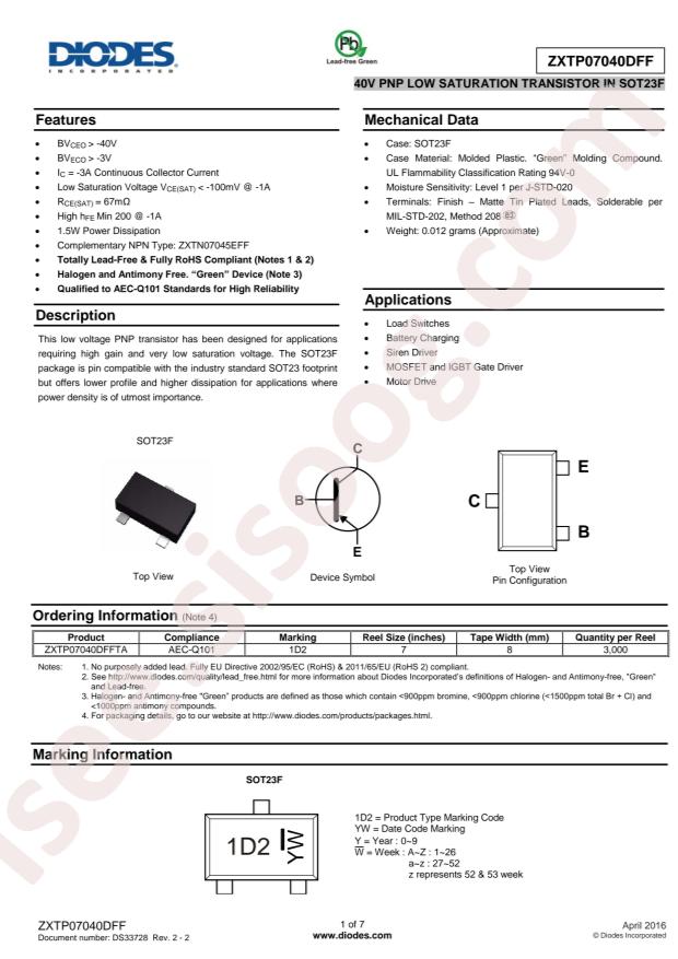 ZXTP07040DFFTA