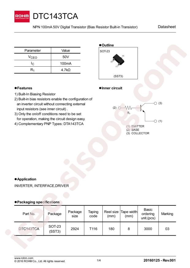 DTC143TCAMGT116