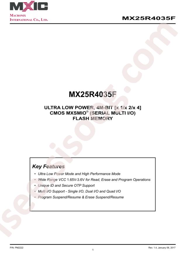 MX25R4035FM1IL0