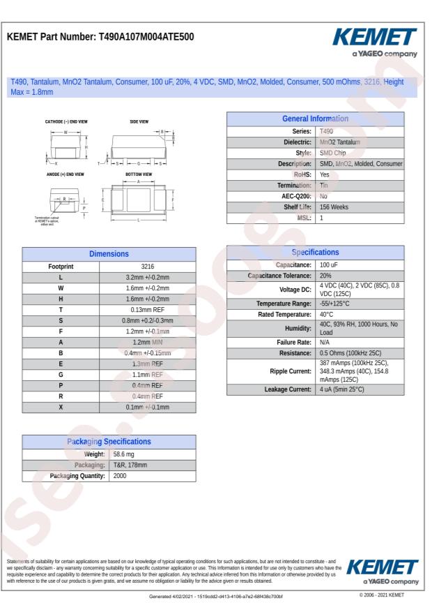 T490A107M004ATE500