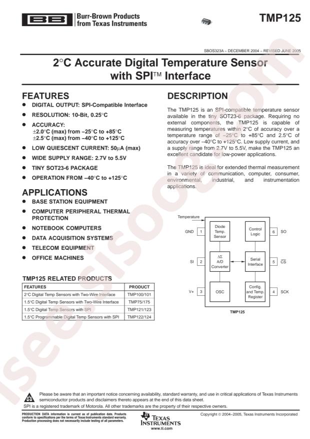 TMP125AIDBVR