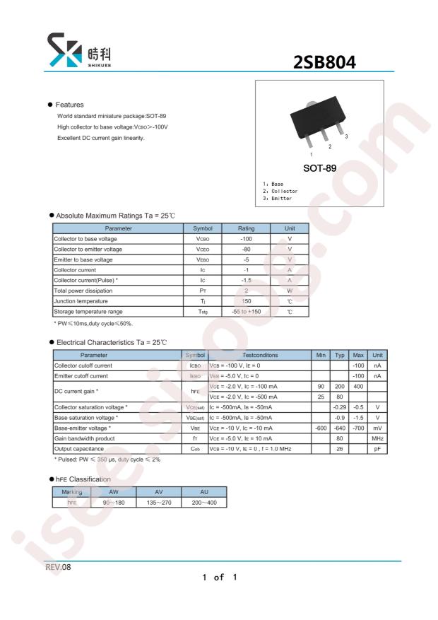 2SB804