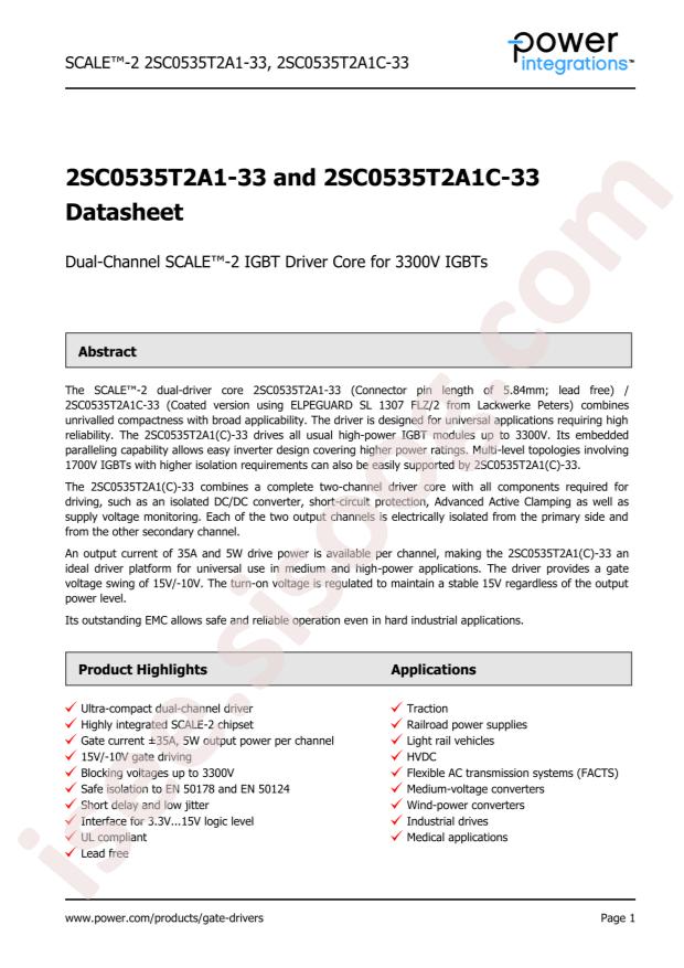 2SC0535T2A1-33