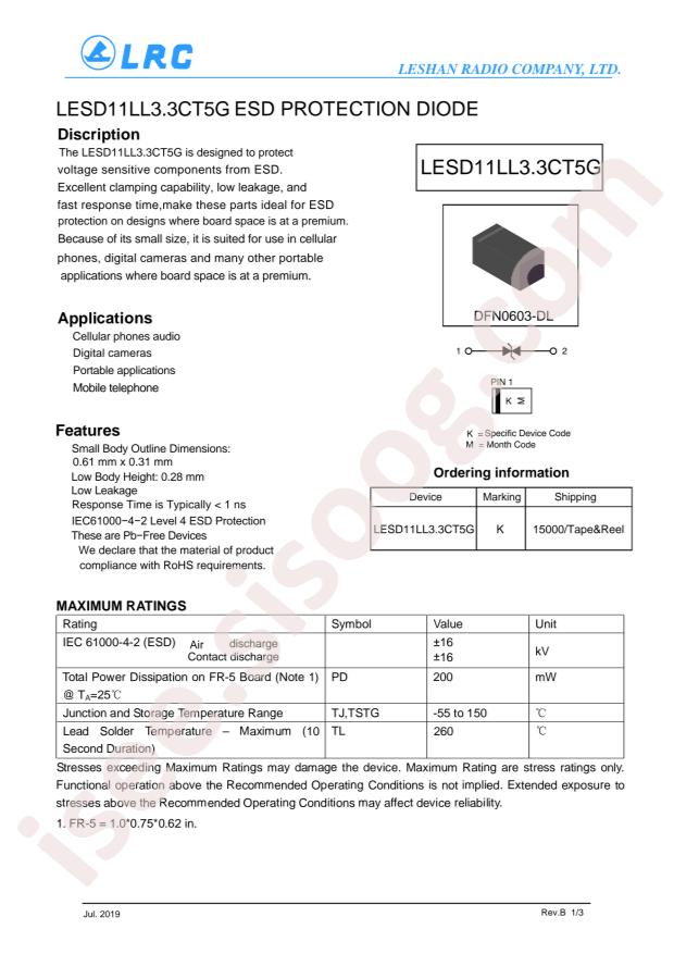 LESD11LL3.3CT5G