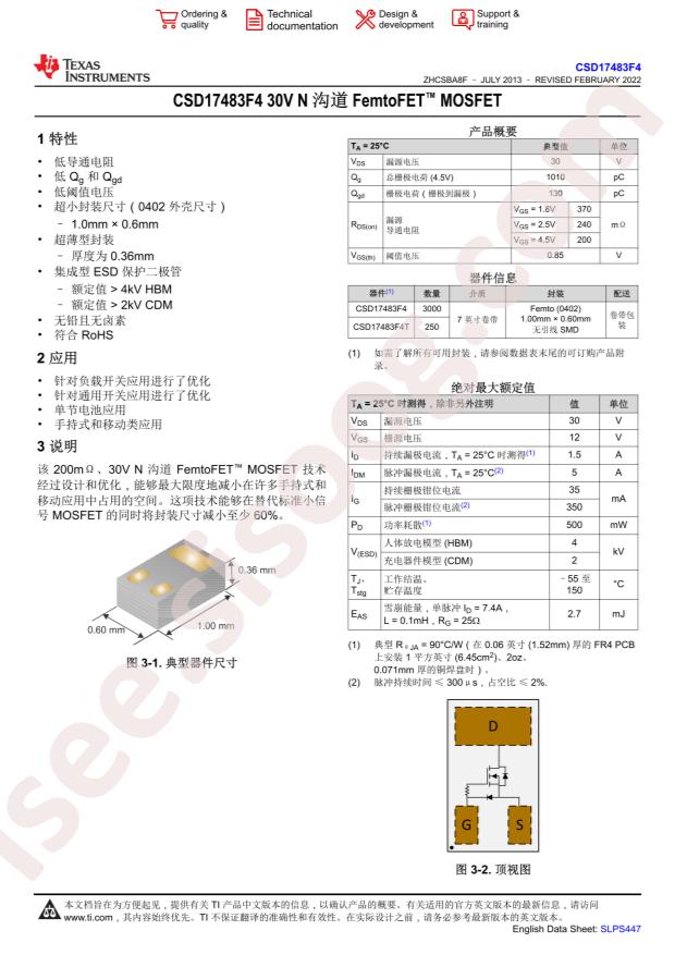 CSD17483F4T