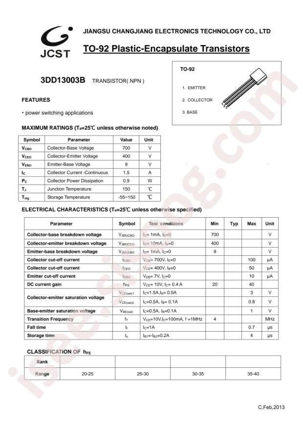 3DD13003B
