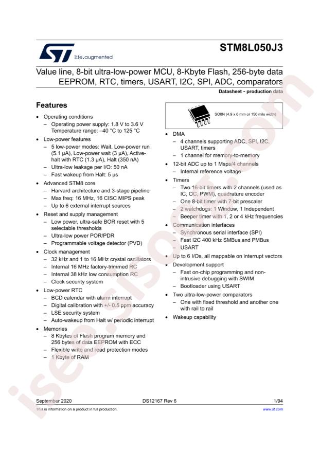 STM8L050J3M3