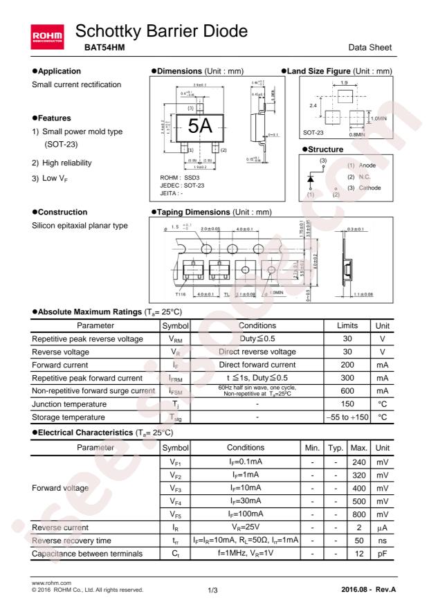 BAT54HMT116