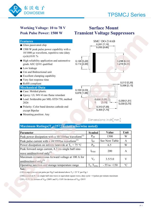 TPSMCJ18CA