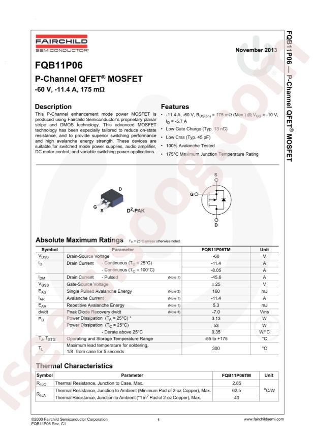FQB11P06TM