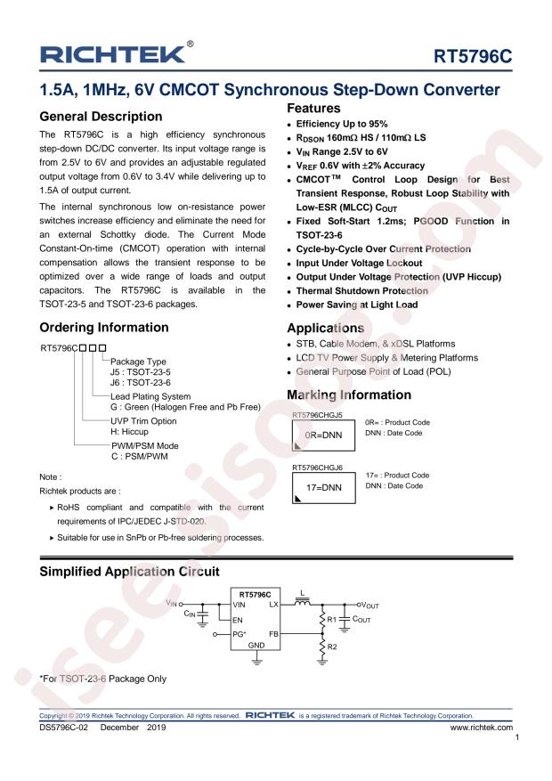 RT5796CHGJ5