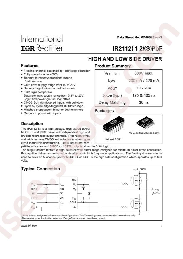 IR2112STRPBF